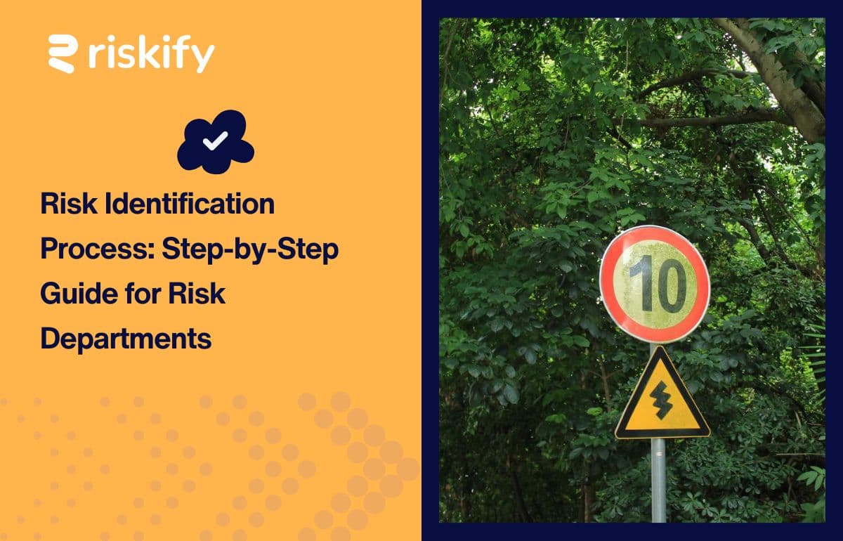Risk Identification Process: Step-by-Step Guide for Risk Departments